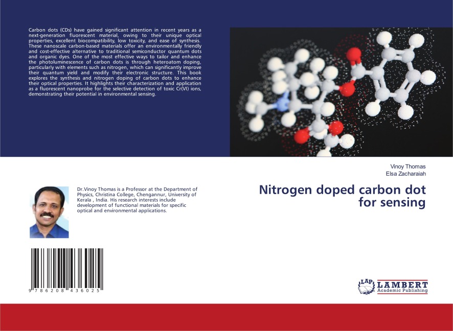 Nitrogen doped carbon dot for sensing