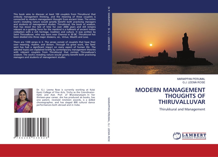 MODERN MANAGEMENT THOUGHTS OF THIRUVALLUVAR: Thirukkural and Management