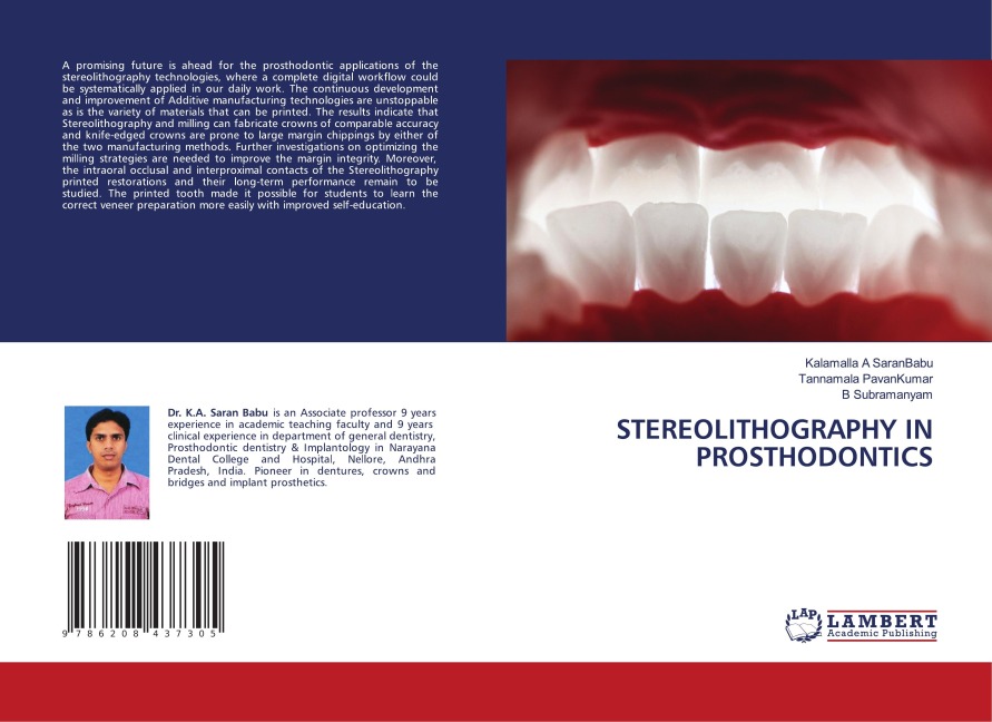 STEREOLITHOGRAPHY IN PROSTHODONTICS