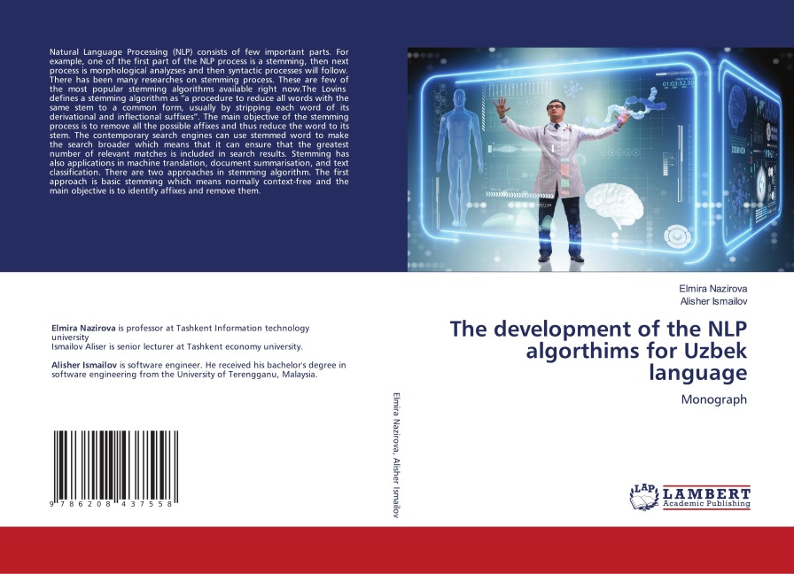 The development of the NLP algorthims for Uzbek language: Monograph