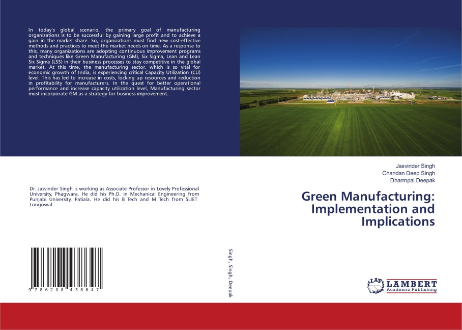 Green Manufacturing: Implementation and Implications