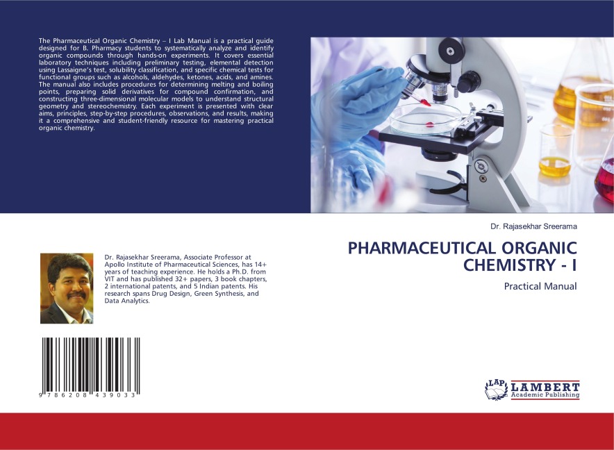 PHARMACEUTICAL ORGANIC CHEMISTRY - I: Practical Manual