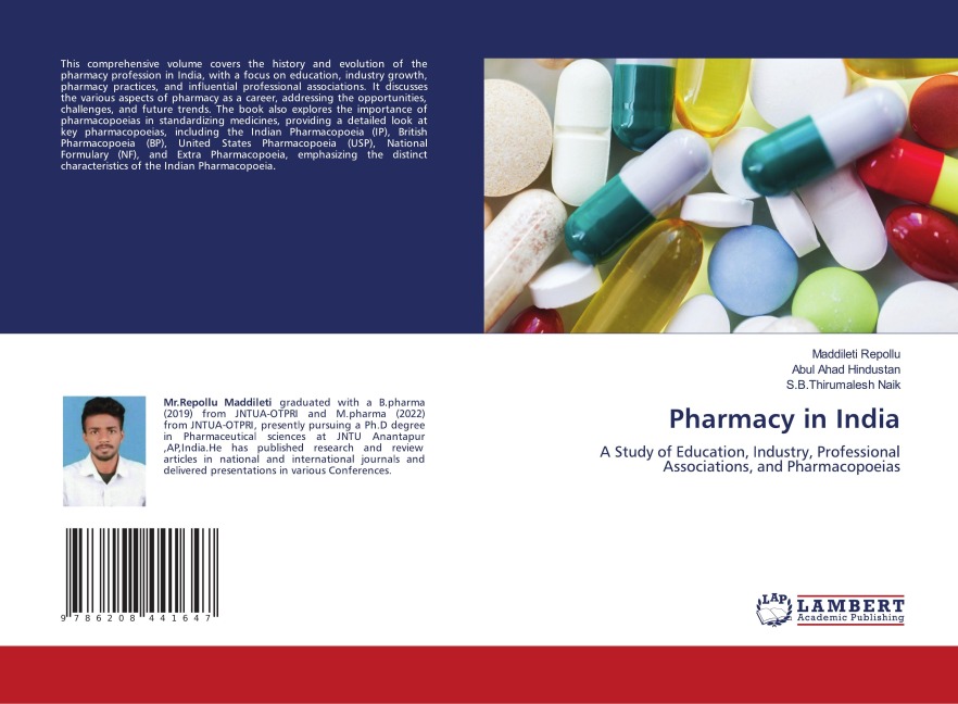Pharmacy in India: A Study of Education, Industry, Professional Associations, and Pharmacopoeias