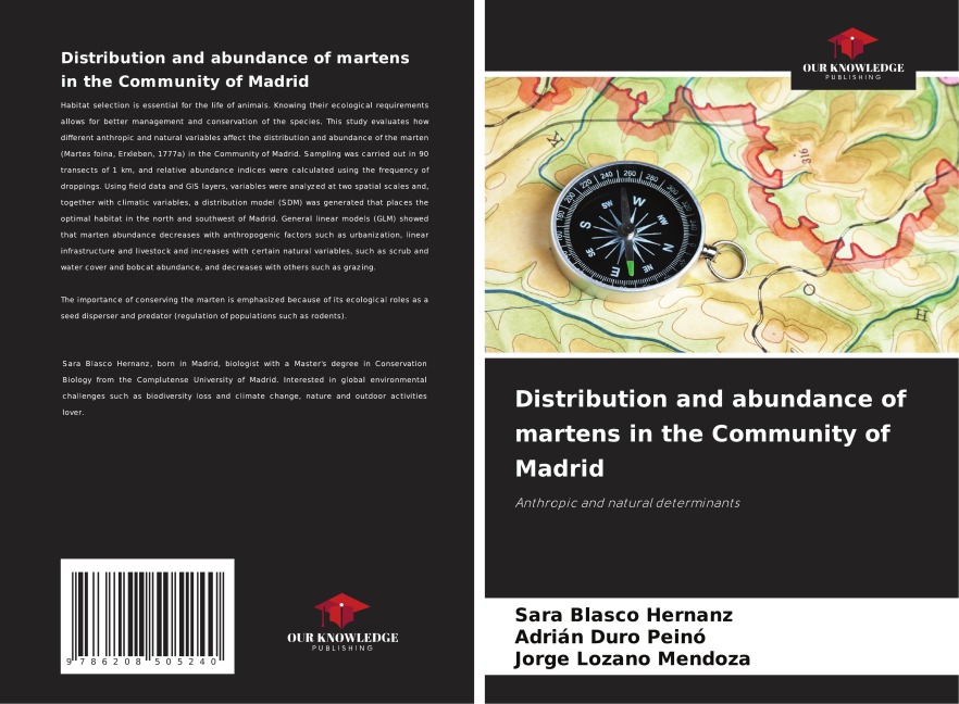 Distribution and abundance of martens in the Community of Madrid: Anthropic and natural determinants