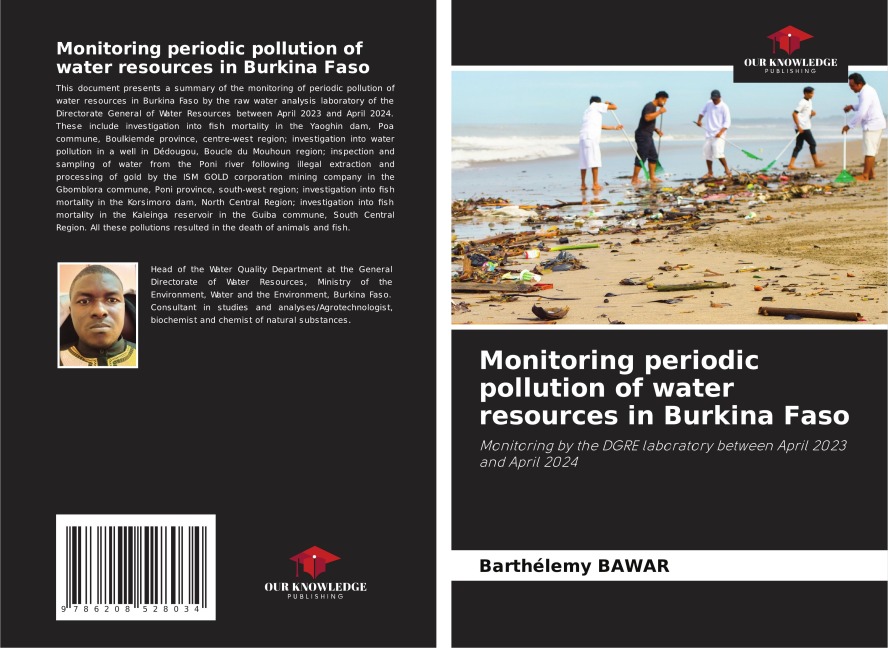 Monitoring periodic pollution of water resources in Burkina Faso: Monitoring by the DGRE laboratory between April 2023 and April 2024