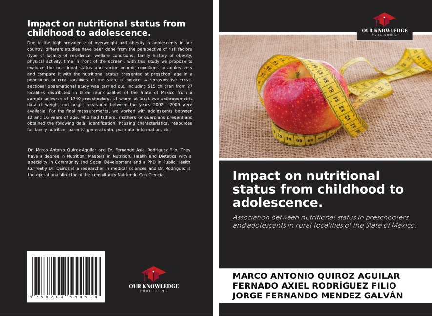 Impact on nutritional status from childhood to adolescence.: Association between nutritional status in preschoolers and adolescents in rural localities of the State of Mexico.
