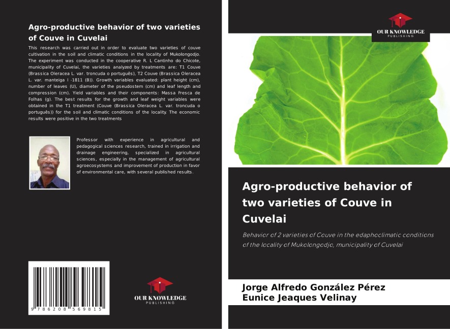 Agro-productive behavior of two varieties of Couve in Cuvelai: Behavior of 2 varieties of Couve in the edaphoclimatic conditions of the locality of Mukolongodjo, municipality of Cuvelai