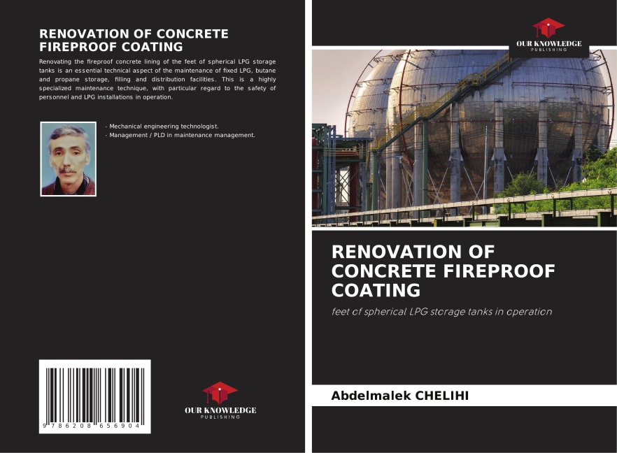 RENOVATION OF CONCRETE FIREPROOF COATING: feet of spherical LPG storage tanks in operation