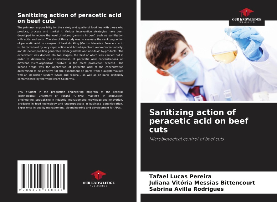Sanitizing action of peracetic acid on beef cuts: Microbiological control of beef cuts
