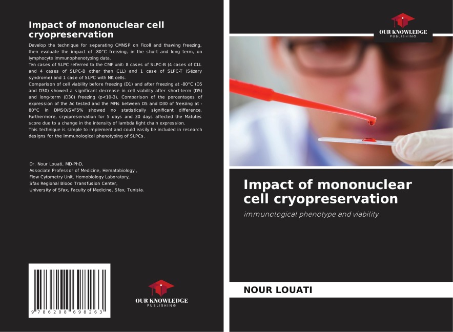 Impact of mononuclear cell cryopreservation: immunological phenotype and viability