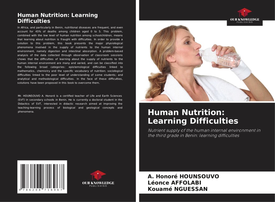 Human Nutrition: Learning Difficulties: Nutrient supply of the human internal environment in the third grade in Benin: learning difficulties