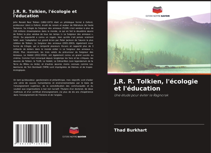 J.R. R. Tolkien, lécologie et léducation: Une étude pour éviter le Ragnorak