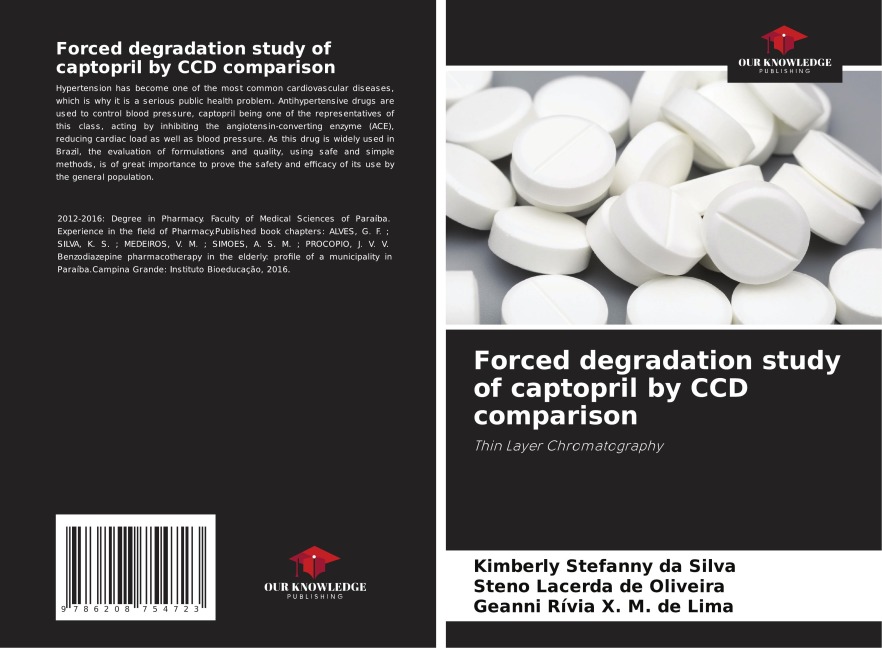 Forced degradation study of captopril by CCD comparison: Thin Layer Chromatography