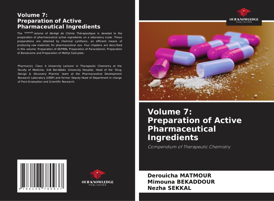 Volume 7: Preparation of Active Pharmaceutical Ingredients: Compendium of Therapeutic Chemistry