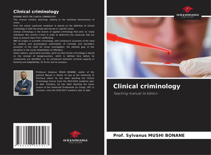 Clinical criminology: Teaching manual 1st Edition