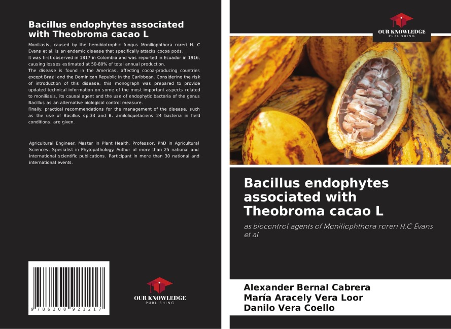 Bacillus endophytes associated with Theobroma cacao L: as biocontrol agents of Moniliophthora roreri H.C Evans et al