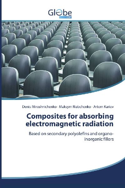 Composites for absorbing electromagnetic radiation: Based on secondary polyolefins and organo-inorganic fillers