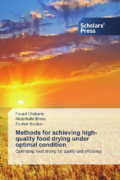 Methods for achieving high-quality food drying under optimal condition: Optimizing food drying for quality and efficiency