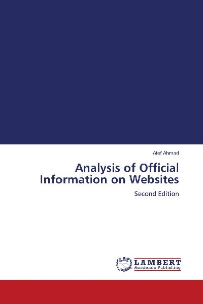 Analysis of Official Information on Websites: Second Edition