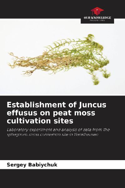 Establishment of Juncus effusus on peat moss cultivation sites: Laboratory experiment and analysis of data from the sphagnum moss cultivation site in Hankhausen
