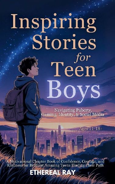 Inspiring Stories for Teen Boys: Navigating Puberty, Gaming, Identity, Social Media - A Motivational Chapter Book of Confidence, Courage, and Kindness for Brilliant Amazing Teens Finding Their Path