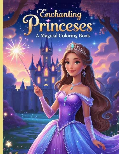 Enchanting Princesses: A Magical Coloring Book for Kids