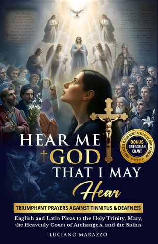 Hear Me God, That I May Hear Triumphant Prayers Against Tinnitus and Deafness: English & Latin Pleas to the Holy Trinity, Mary, the Heavenly Court of Archanges, and the Saints. Free Access to High Quality Exclusive & Orignal Gregorian Chants Online