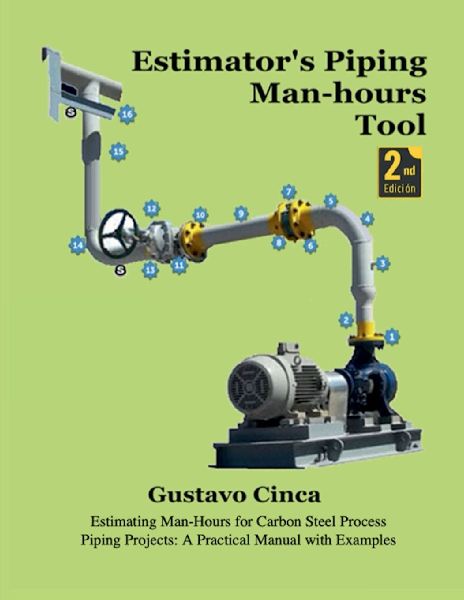 Estimators Piping Man-hours Tool (Second Edition): Estimating Man-Hours for Carbon Steel Process Piping Projects: A Practical Manual with Examples