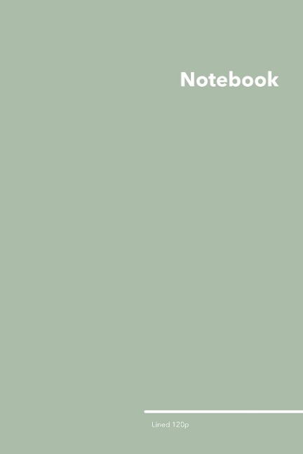 Lined College Ruled Notebook: Stylish Jojoba College Ruled Notebook, 120 Lined Pages 6 x 9 inches Standard Size Journal | Softcover