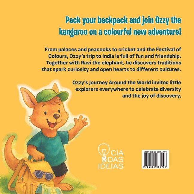 Ozzy's Journey to India: A Kangaroo Adventure
