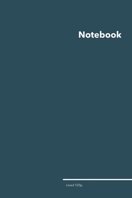Lined College Ruled Notebook: Stylish Nocturne Blue College Ruled Notebook, 120 Lined Pages 6 x 9 inches Standard Size Journal | Softcover