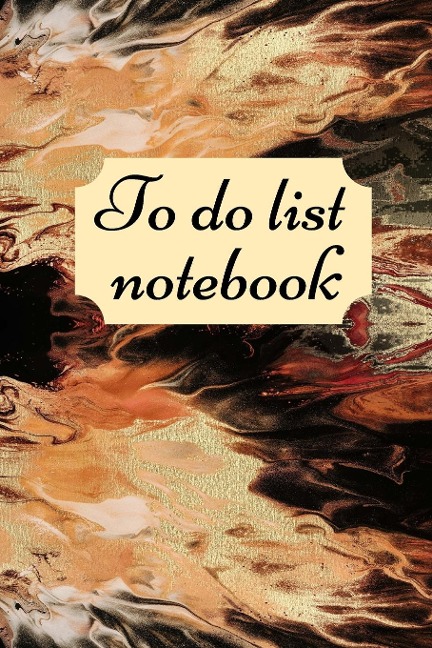 To do list Notebook: Daily Checklist Productivity Journal, Action Planner, 6x9 inch
