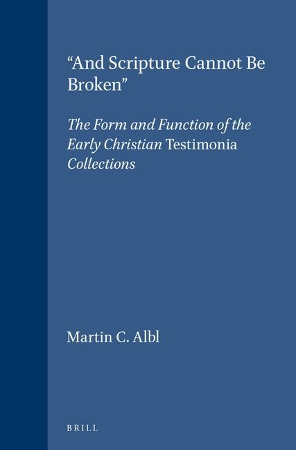 "And Scripture Cannot Be Broken"