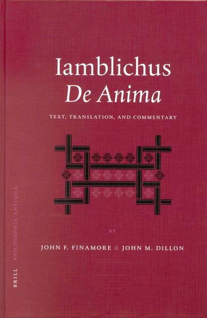 Iamblichus' <i>De Anima</i>