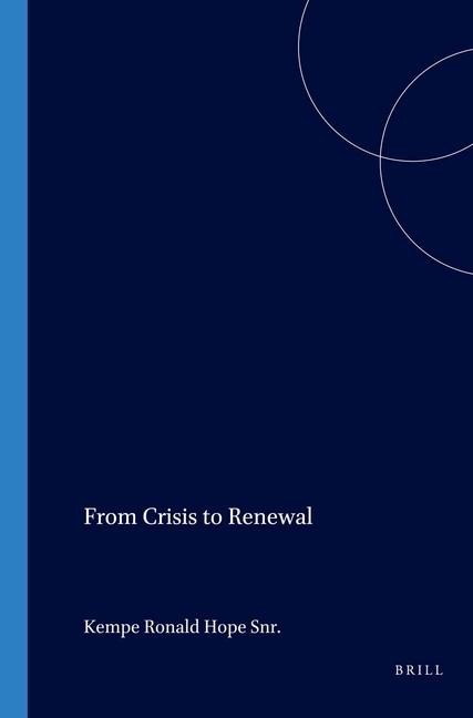 From Crisis to Renewal: Development Policy and Management in Africa