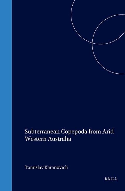 Subterranean Copepoda from Arid Western Australia