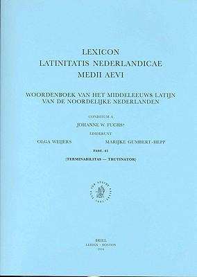 Lexicon Latinitatis Nederlandicae Medii Aevi, Fascicle 61