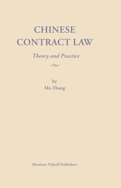 Chinese Contract Law - First Edition