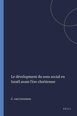 Le Dévelopment Du Sens Social En Israël Avant l'Ère Chrétienne