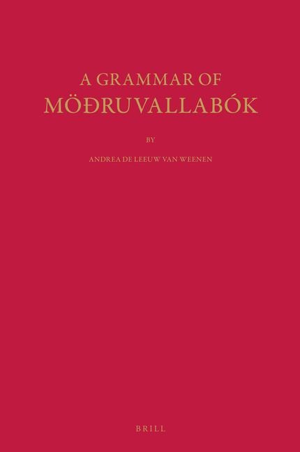 A Grammar of Möðruvallabók