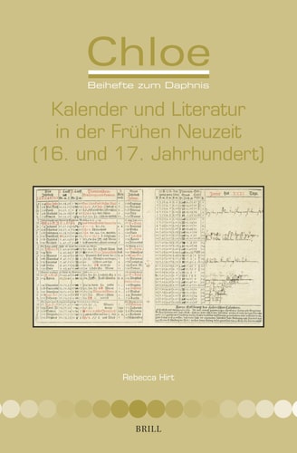 Kalender und Literatur in Der Frühen Neuzeit (16. und 17. Jahrhundert)