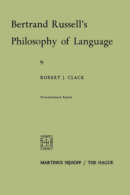 Bertrand Russells Philosophy of Language