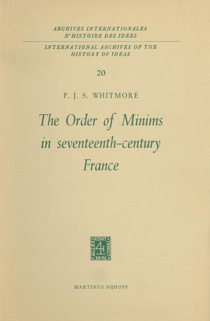 The Order of Minims in Seventeenth-Century France