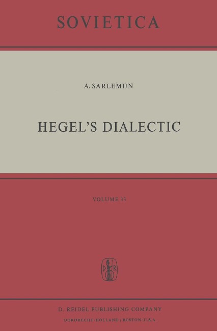 Hegels Dialectic: Translated from the German by Peter Kirschemann