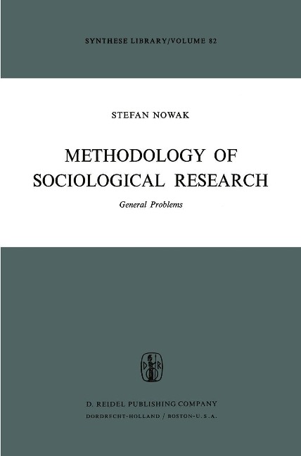 Methodology of Sociological Research: General Problems