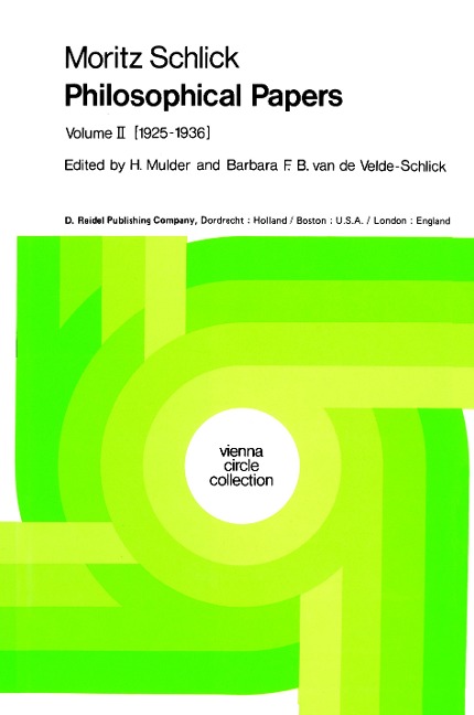 Philosophical Papers: Volume II: (1925-1936)