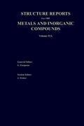 Structure Reports for 1985, Volume 52A: Section I Metal Section II Inorganic Compounds
