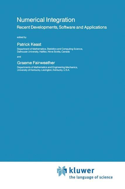 Numerical Integration: Recent Developments, Software and Applications