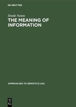 The Meaning of Information