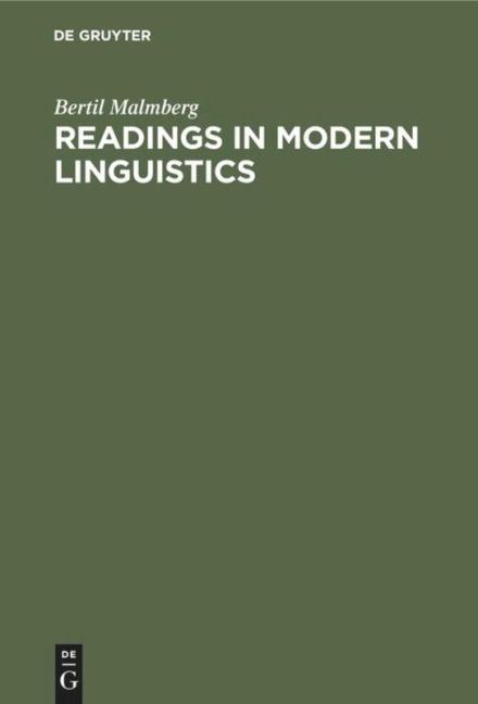 Readings in Modern Linguistics: An Anthology